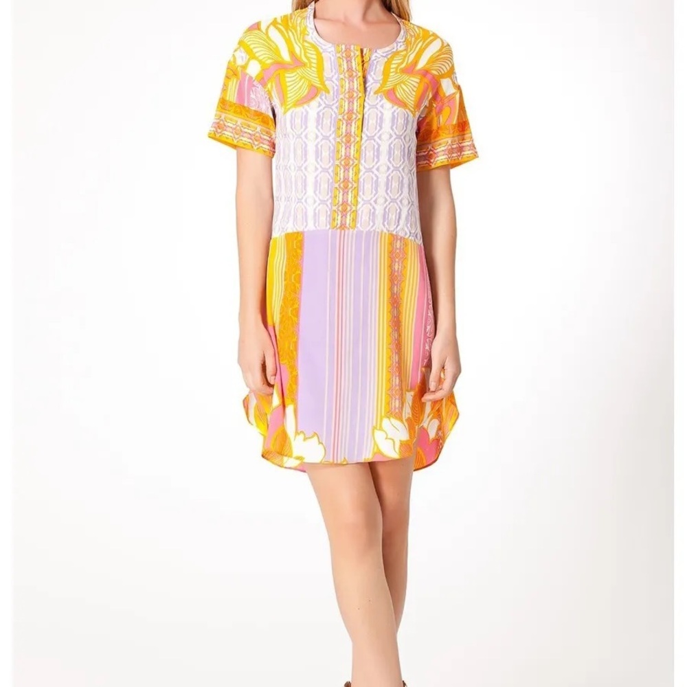 Silk shift dress